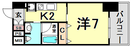 CITYSPIRE新神戸の間取り