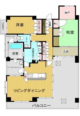 ForYou湊川公園の間取り