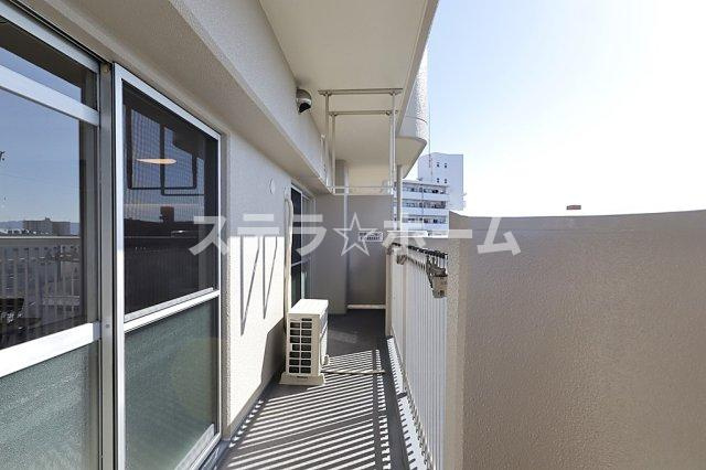 西つるみコーポのバルコニー|バルコニーがあります