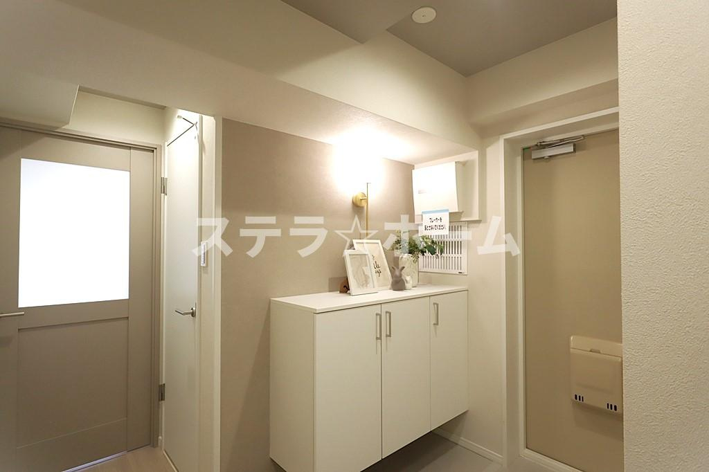 西つるみコーポの玄関|毎日通る玄関はこちらです