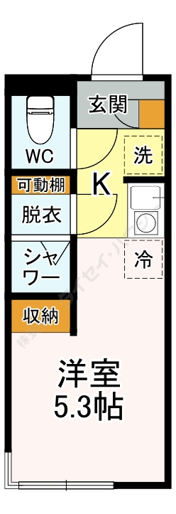 カーサ南台の間取り