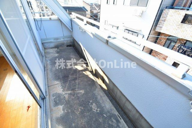 阪口マンションのバルコニー