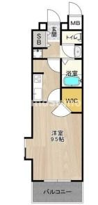CITY SPIRE桜川Ⅱの間取り