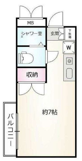 ERライフ王子公園の間取り
