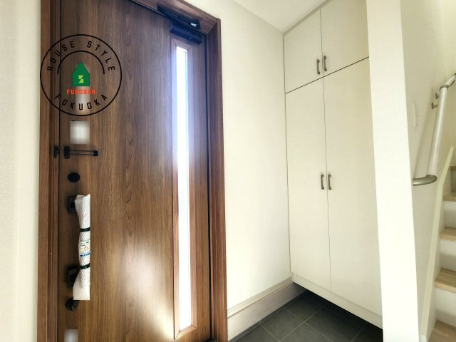 糟屋郡須恵町新原第7-1棟(1号棟）の防犯設備|二重ロックでしっかり防犯対策ができます。