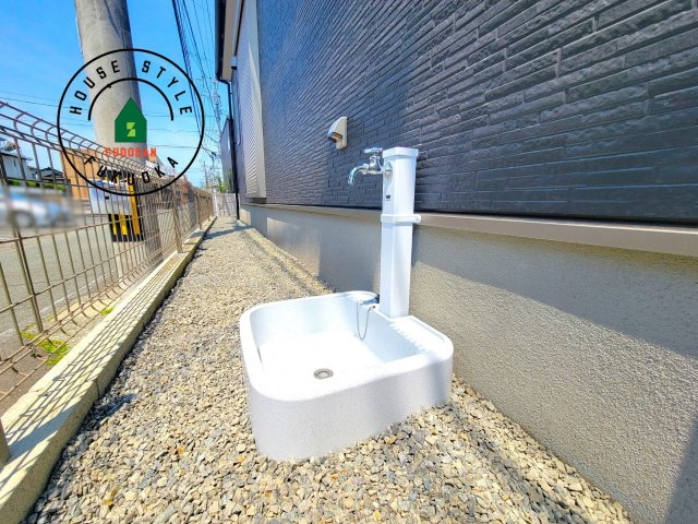 糟屋郡粕屋町長者原東7丁目第2-2棟（2号棟）の外観：施工例|将来的にウッドデッキなど施工して、素敵なバルコニースペースを活用できます。