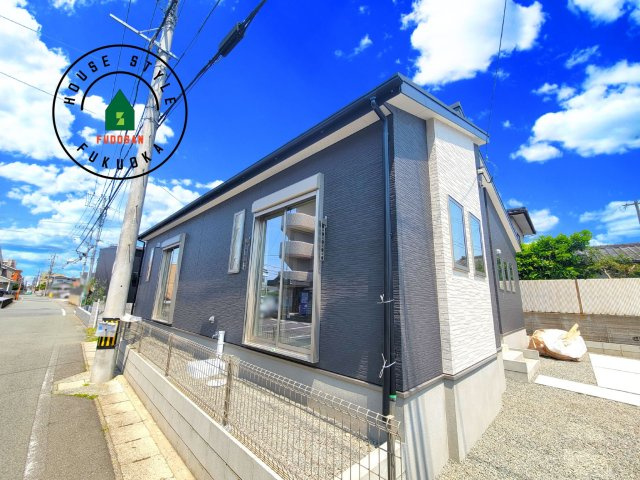 糟屋郡粕屋町長者原東7丁目第2-2棟（2号棟）の外観：施工例|デザイン性のある外観です。