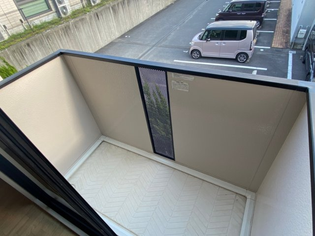 まなび野壱番館のバルコニー