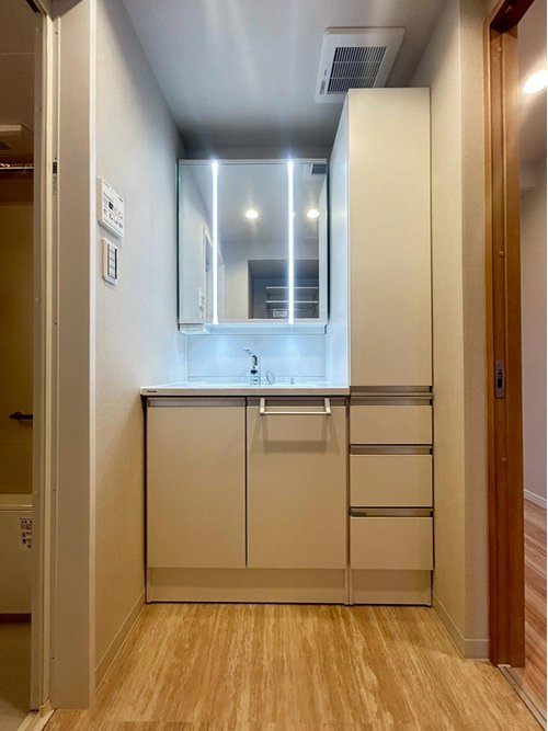 パブリデンス春日部豊春の独立洗面台|独立洗面台で身支度をすべて済ませてしまいましょう