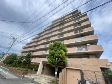 デュオコート南浦和彩の杜の外観|タイル張りの堂々とした外観です