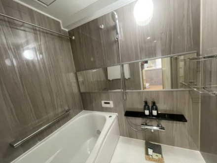 デュオコート南浦和彩の杜の浴室|全面パネルで高級感があります