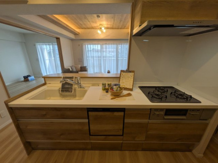 ビューネ谷塚の居間・リビング|施工例です