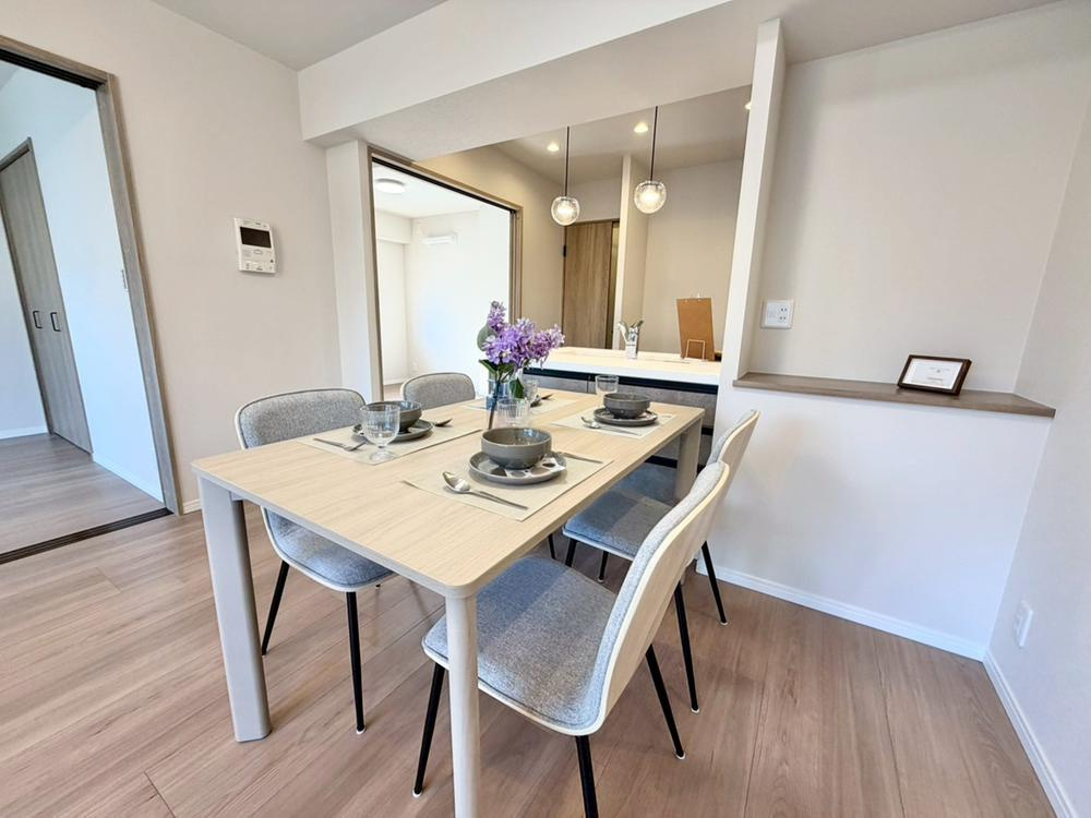 クラーク春日部弐番館の独立洗面台|施工例です