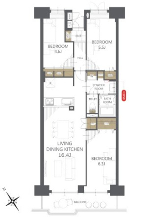 越谷ファミリータウンD棟