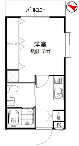 M's三宮の間取り