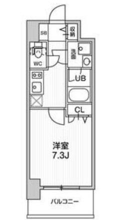 La Douceur九条の間取り
