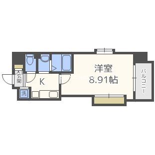 Luxe難波西Ⅱの間取り
