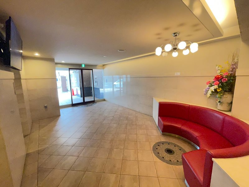 M.hills西本町のロビー|建物の内部です