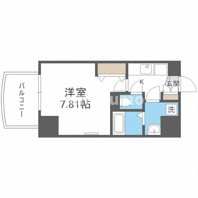 Luxe難波WESTの間取り