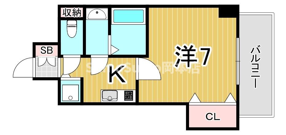Luxe芦屋南の間取り