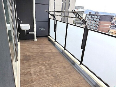 【バルコニー】 | サーパス南方レジデンス | バルコニー・スロップシンク　※内装工事前