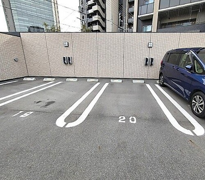 【駐車場】 | サーパス南方レジデンス | 敷地内平面駐車場