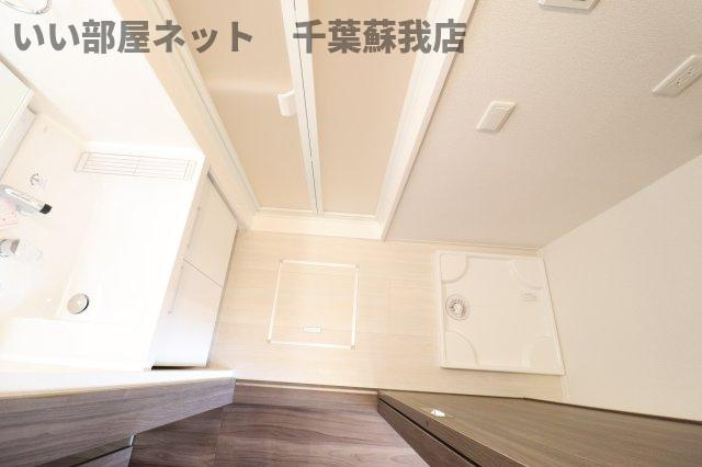 フォレストウッド　A棟の洗面所|忙しい朝には欠かせない洗面所です