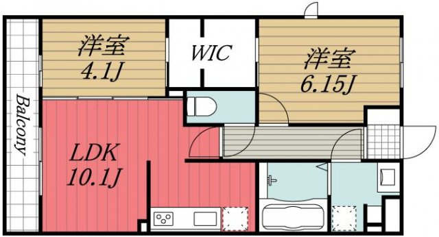 【間取り】 | プチクール　Ⅴ