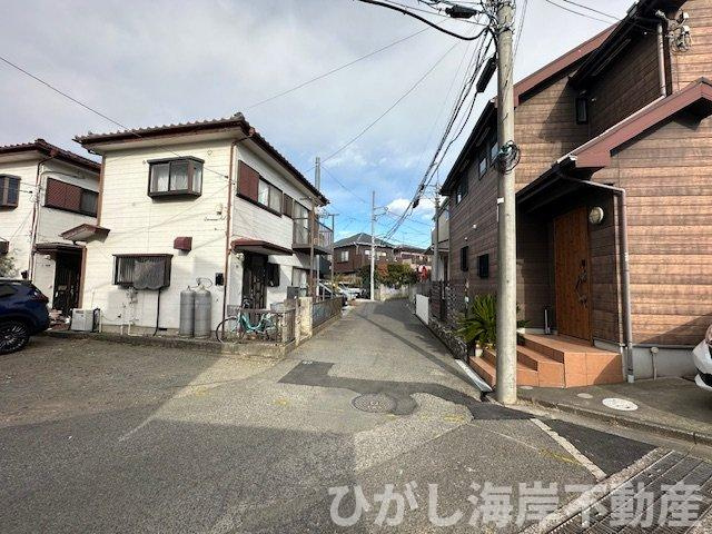 茅ヶ崎市浜竹3丁目　売地の前面道路含む現地写真|現地外観