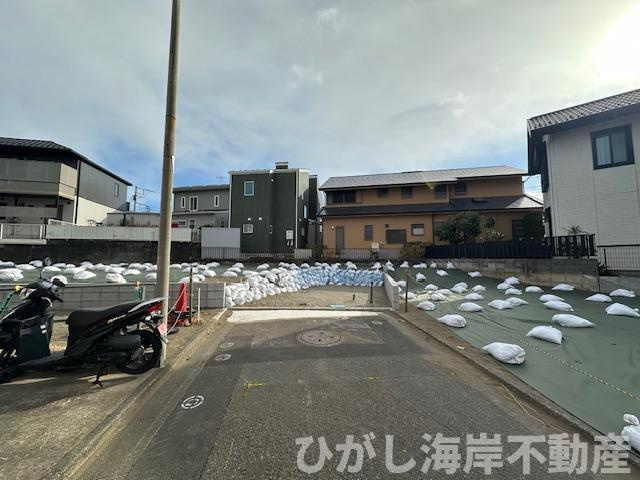 茅ヶ崎市浜竹3丁目　売地の前面道路含む現地写真|現地外観