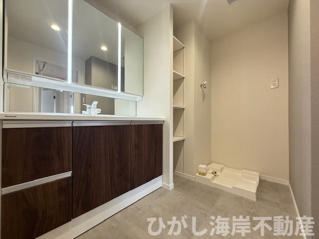 藤和ハイタウン湘南茅ヶ崎の脱衣所|新規リフォーム完了！　脱衣スペース