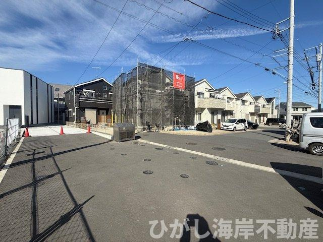 茅ヶ崎市今宿　売地　全2区画の前面道路含む現地写真|現地外観