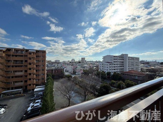 茅ヶ崎グランドハイツＣ棟の展望|南側バルコニーからの眺望