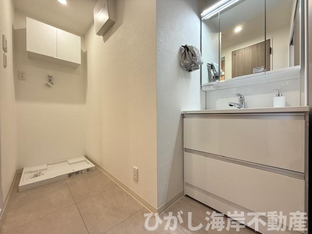 茅ヶ崎グランドハイツＣ棟の脱衣所|新規リフォーム完了！　脱衣スペース