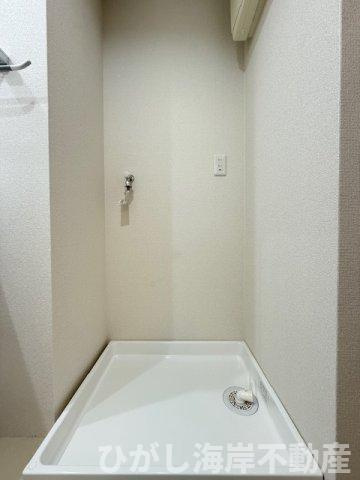 クリオ藤沢伍番館のランドリースペース|新規リフォーム完了！洗濯機置き場