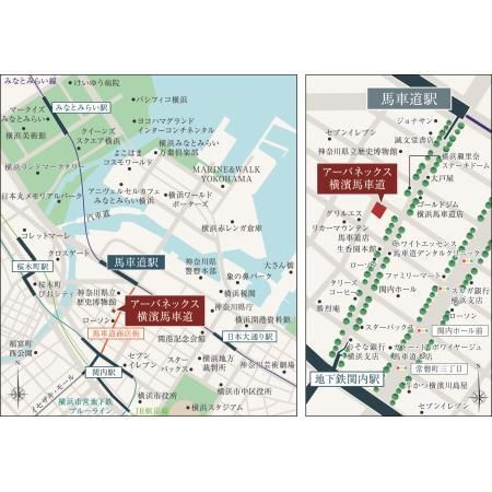 アーバネックス横濱馬車道の地図