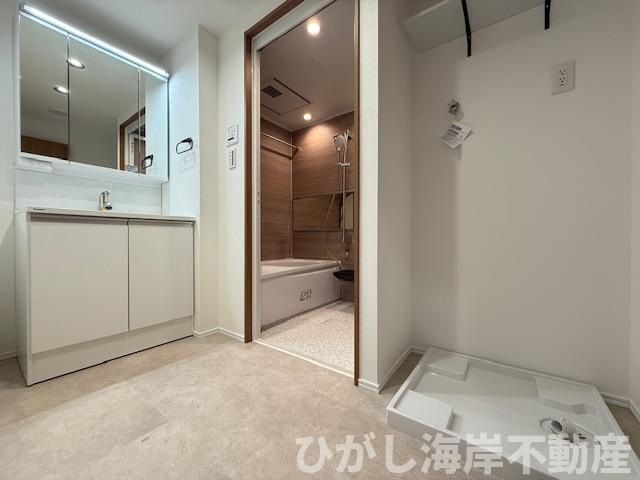 メゾンミール湘南平塚の脱衣所|新規リフォーム完了！　脱衣スペース
