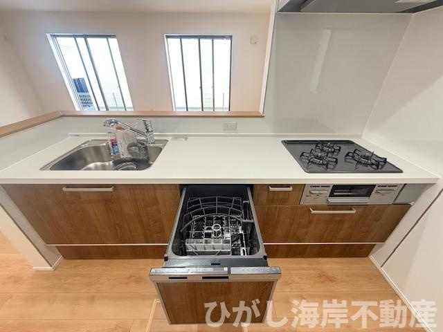 平塚市御殿４丁目　新築戸建　全4棟のキッチン|食洗器付きシステムキッチン