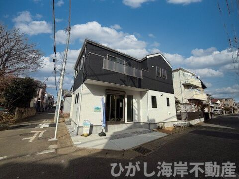 平塚市平塚2丁目　新築戸建の前面道路含む現地写真|現地外観