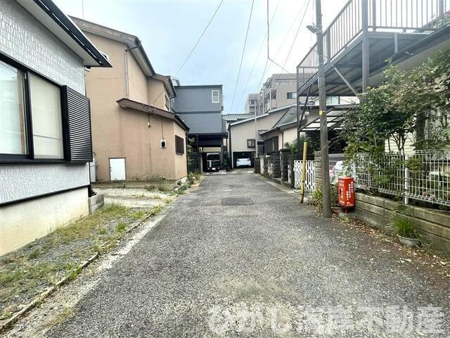 平塚市田村1丁目　売地の前面道路含む現地写真|現地外観 