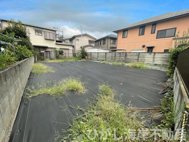 平塚市立野町　売地の前面道路含む現地写真|現地外観