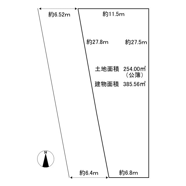 大垣市枝郷2丁目　フラッツA棟の間取り|土地図面・幅員