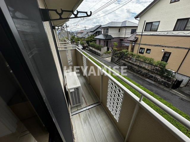 セジュールおがたCのバルコニー