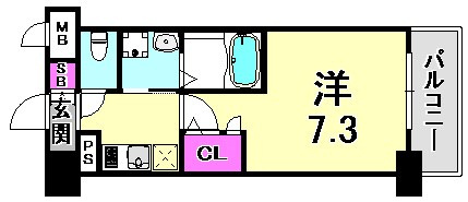 エヴァステージ神戸六甲の間取り