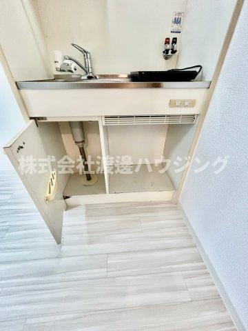 ルーラル北野のキッチン|キッチン下収納