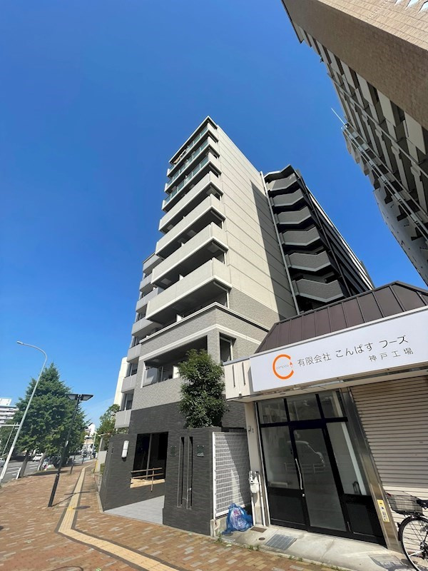 エクセルコート神戸長田の外観|おしゃれな外観です