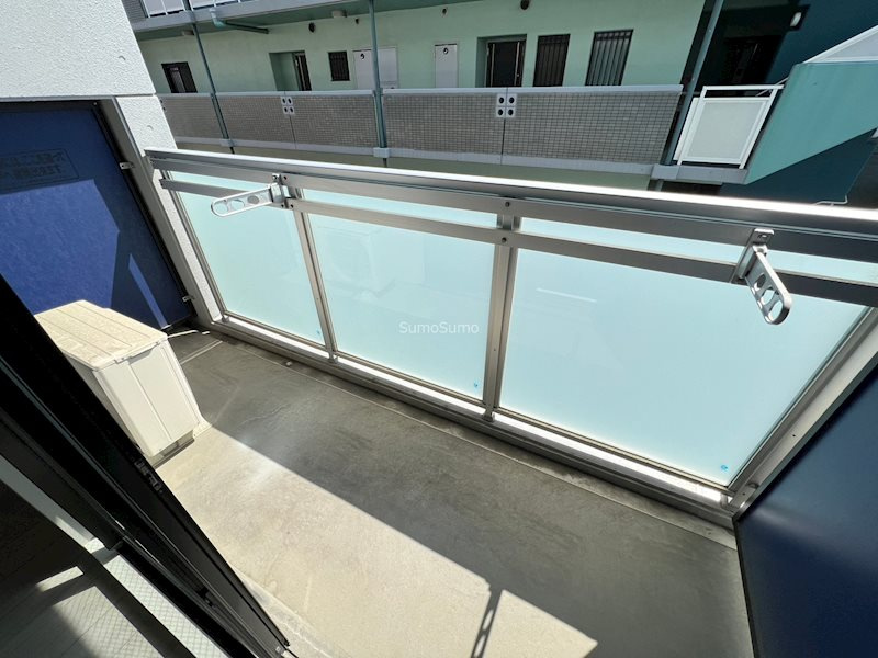 S-RESIDENCE西長堀のバルコニー
