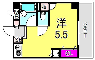 エール箕岡の間取り