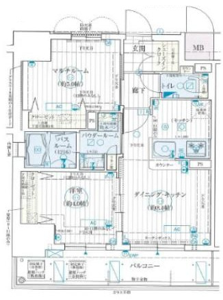 エステムプラザ神戸大開通ルミナスの間取り