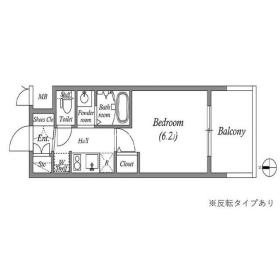 エステムコート難波Ⅶビヨンドの間取り